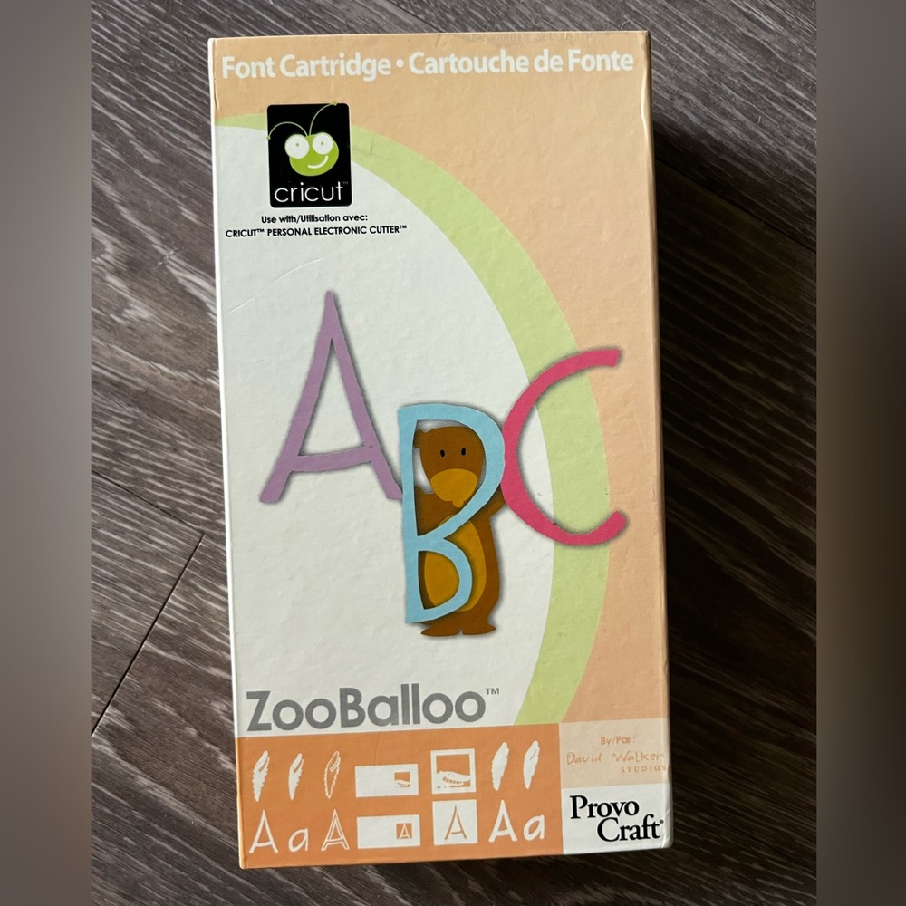 Cricut ZooBalloo - Font